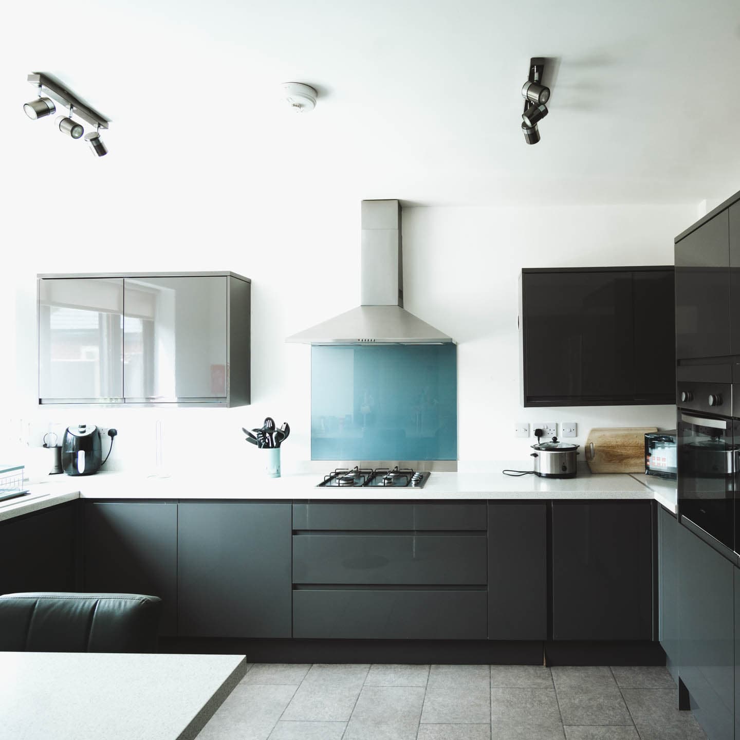 Kitchen area of a shared house